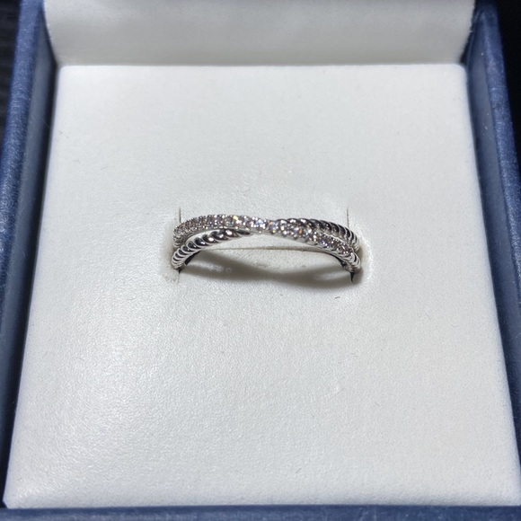 Silver Rings Lot of Three All Size 8 - Picture 4 of 4